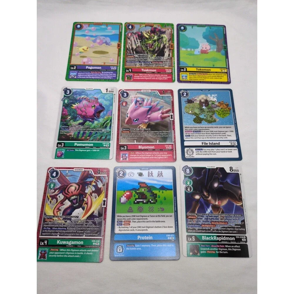 (90) Digimon Card Game Common Uncommon Rare + Foil Card Lot